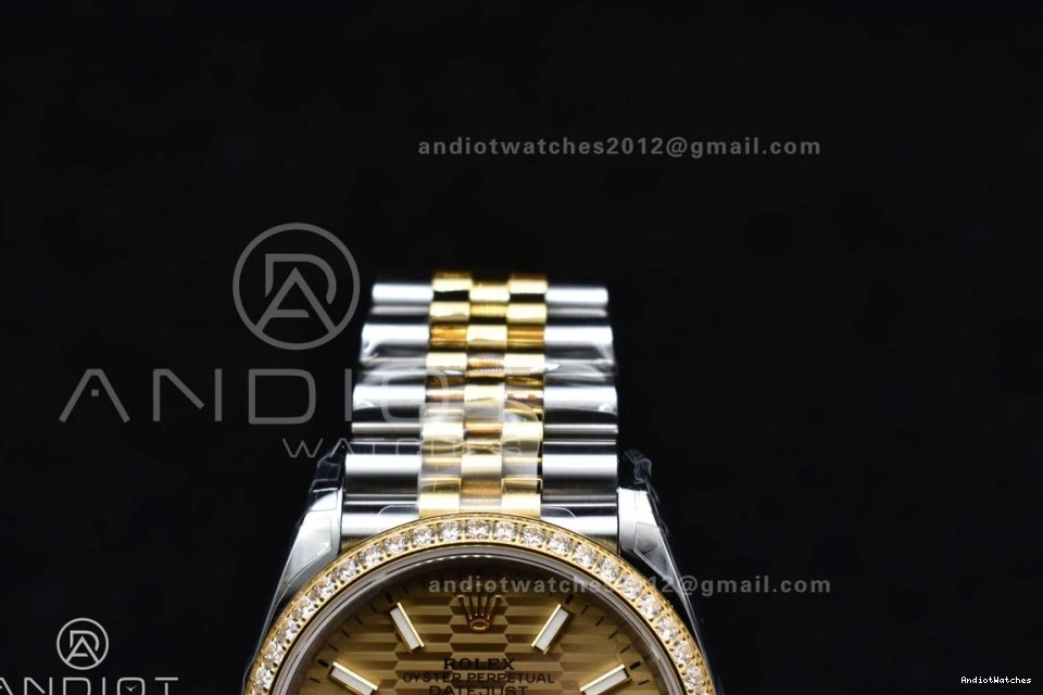 Steel 36 904L YG SS Best Bracelet Jubilee FashionForward on DateJust 126283rbr VS 1:1 Textured Dial 575 Edition VSF 0313